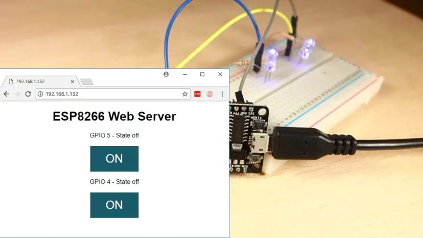 Servidor web ESP8266 con Arduino IDE