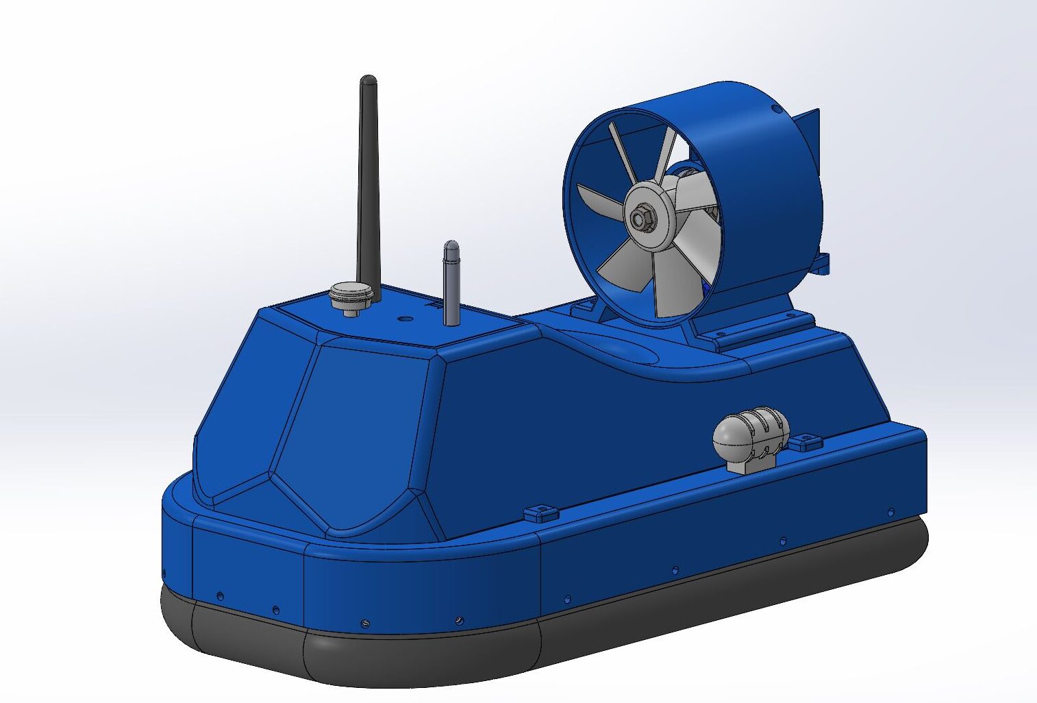DIY RC Hovercraft - Imprimible en 3D - Modelo 3D de HowToMechatronics ...