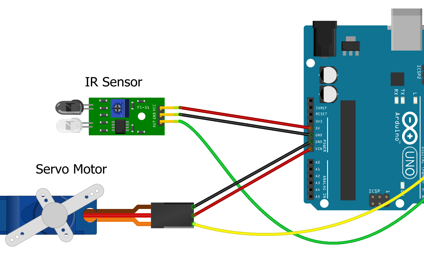 Servocontrolador Flyduino-A 12 (compatible con Arduino) |