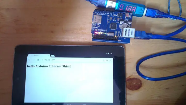 Arduino-er: Ejemplo de servidor web ejecutado en Arduino Uno con Ethernet Shield