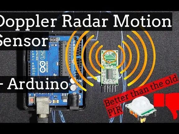 Sensor de movimiento por radar Doppler Arduino RCWL-0516 - YouTube