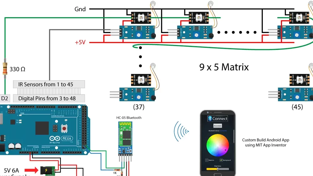Cómo controlar los LED WS2812B direccionables individualmente usando Arduino