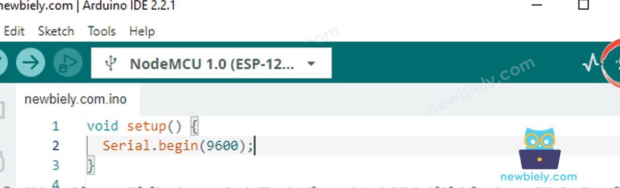 ESP8266 - Monitor serie |