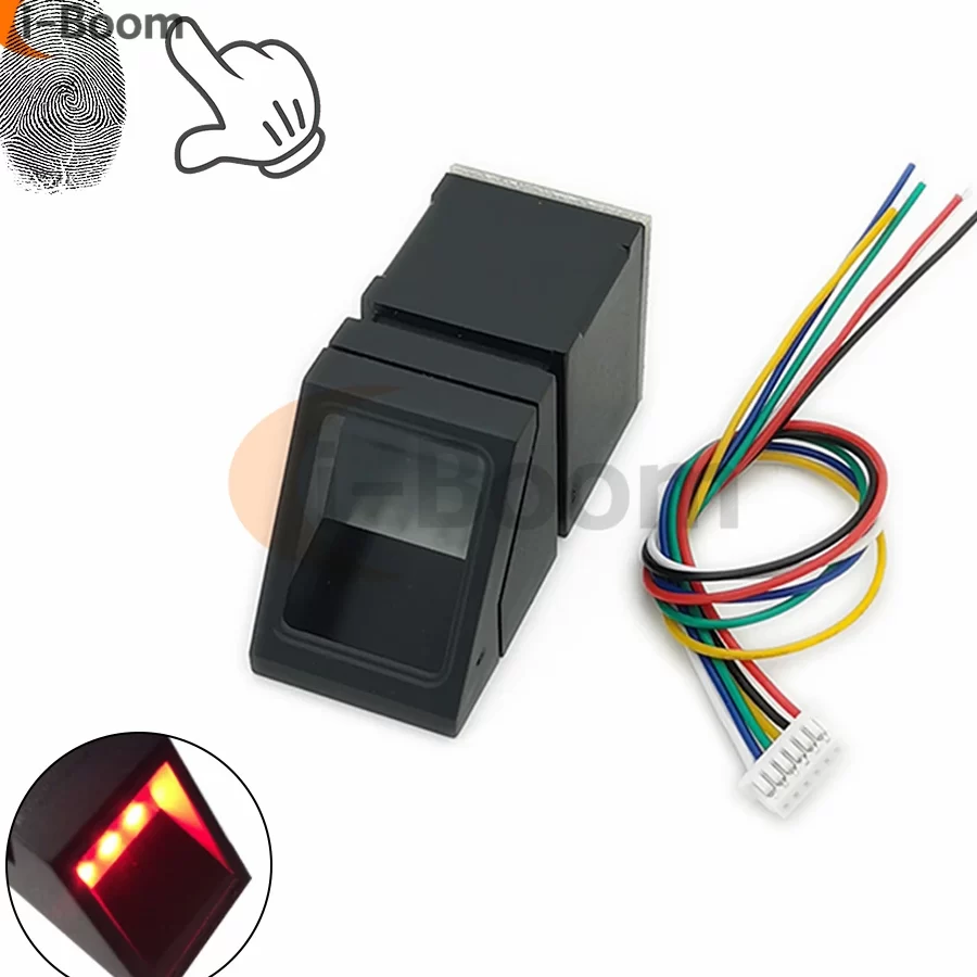 Módulo de Sensor lector de huellas dactilares DY50 FPM10A, módulo óptico de huellas dactilares R307-S para interfaz de comunicación serie Arduino Locks