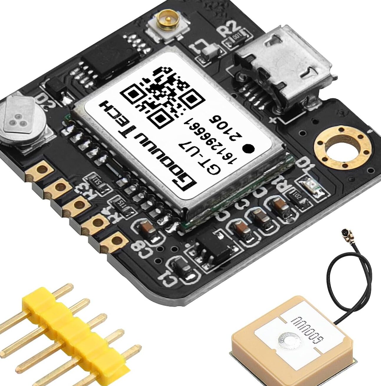 Receptor del módulo GPS, posicionamiento por satélite de navegación NEO-6M...