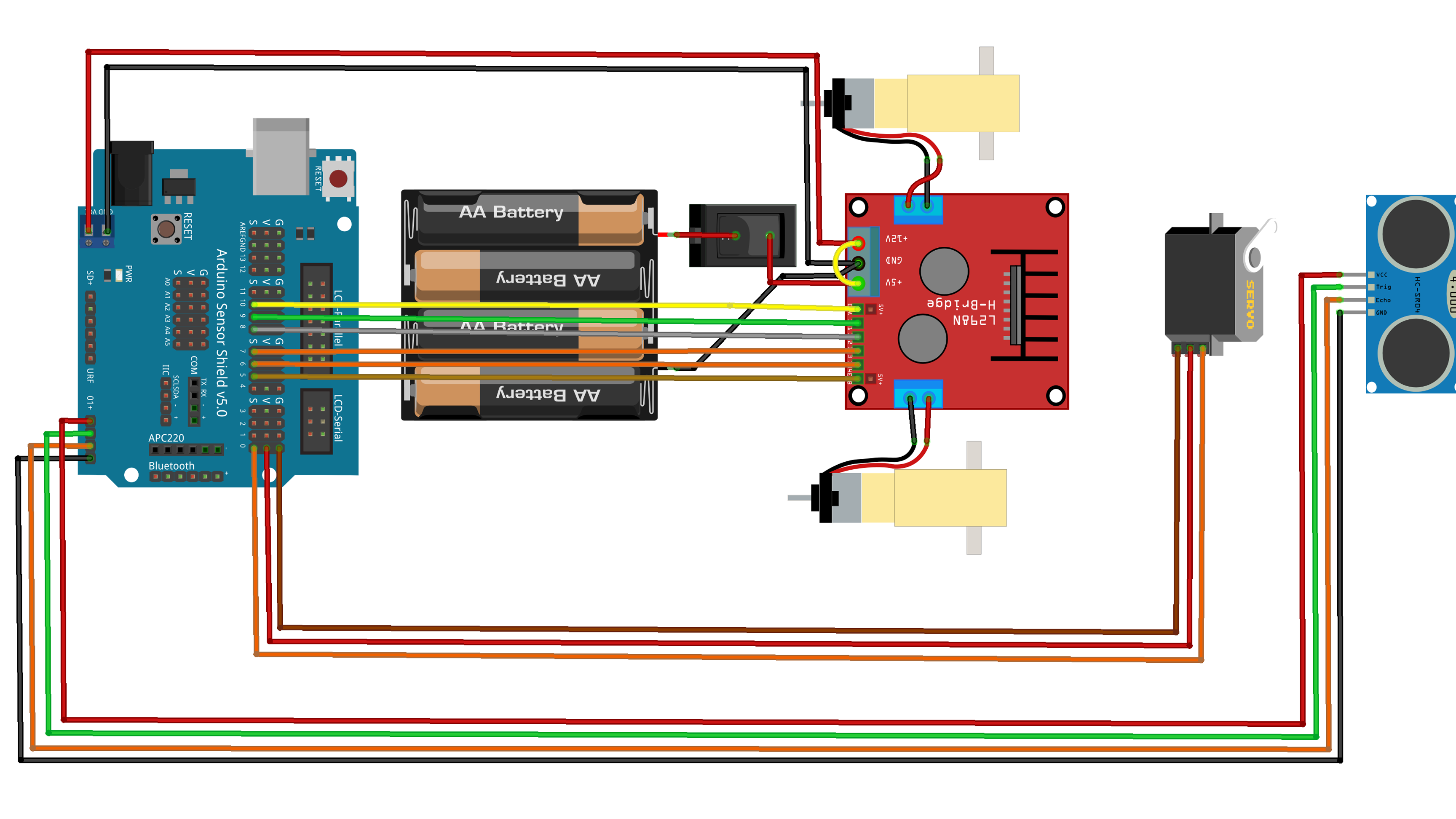 ¡AYUDA!/SIN RESOLVER] Usando un sensor de color y un sensor ultrasónico...