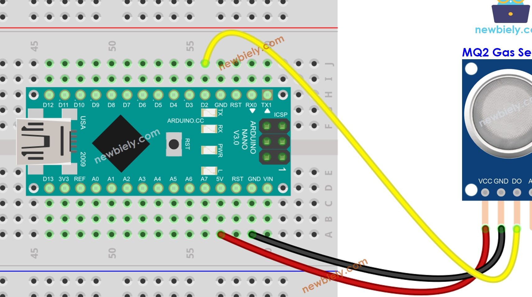 Arduino Nano - Sensor de gas |