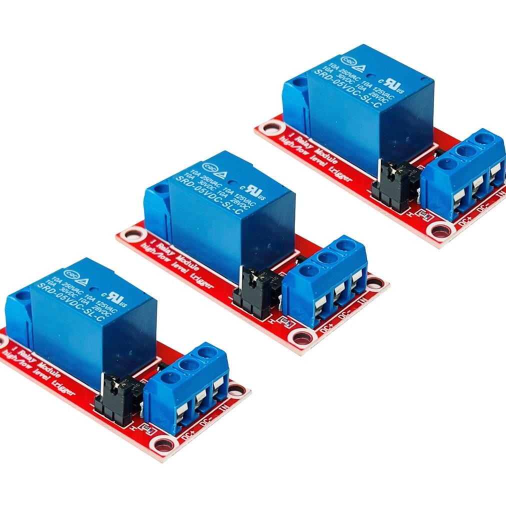 DIYables Relé 5V 1 Canal para Arduino, ESP32, ESP8266, Raspberry Pi
