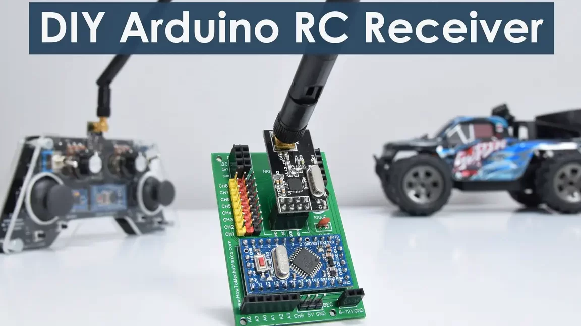 Receptor DIY Arduino RC para modelos RC y proyectos Arduino