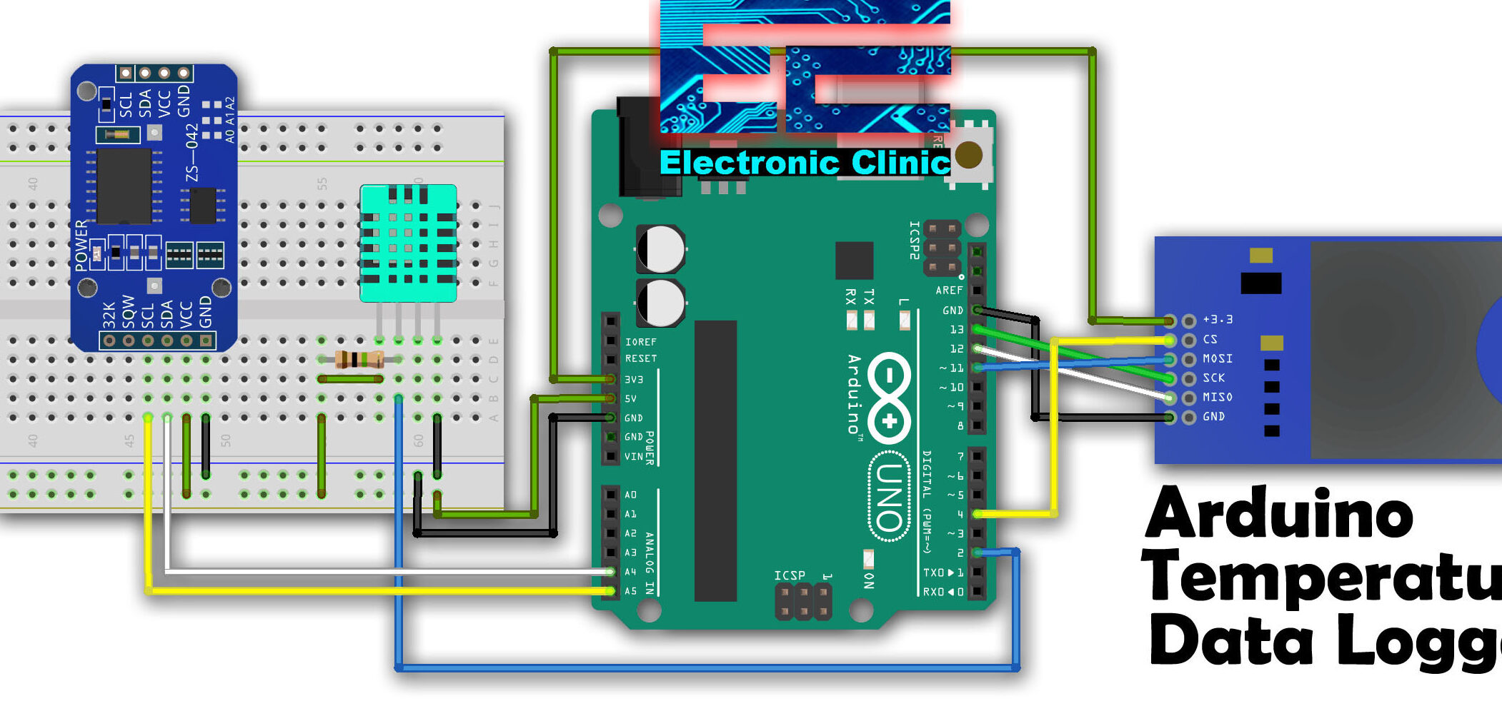 Módulo de tarjeta SD con Arduino y ESP32, registrador de datos Arduino, datos ESP32