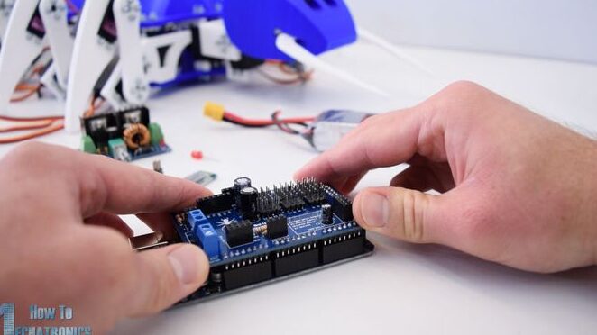 Hexapod Ant Arduino Uno Servo Sheild - Compartir proyecto - PCBWay