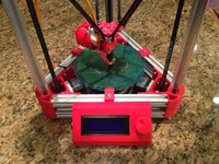 Impresora 3D Mini Kossel con ranura en V