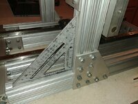 Enrutador CNC de pórtico fijo con suministros industriales antiguos