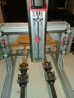 Enrutador CNC de pórtico fijo con suministros industriales antiguos