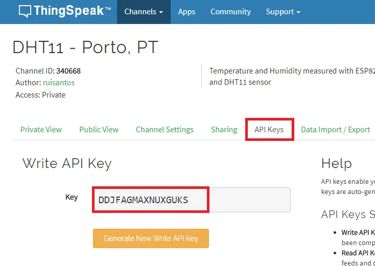 Tarea diaria ESP8266: publicar valores de temperatura en ThingSpeak