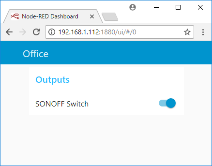 Controle el interruptor básico Sonoff con ESP Easy Firmware y Node-RED