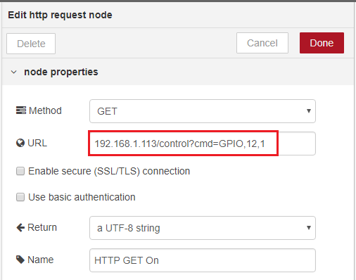 Controle el interruptor básico Sonoff con ESP Easy Firmware y Node-RED