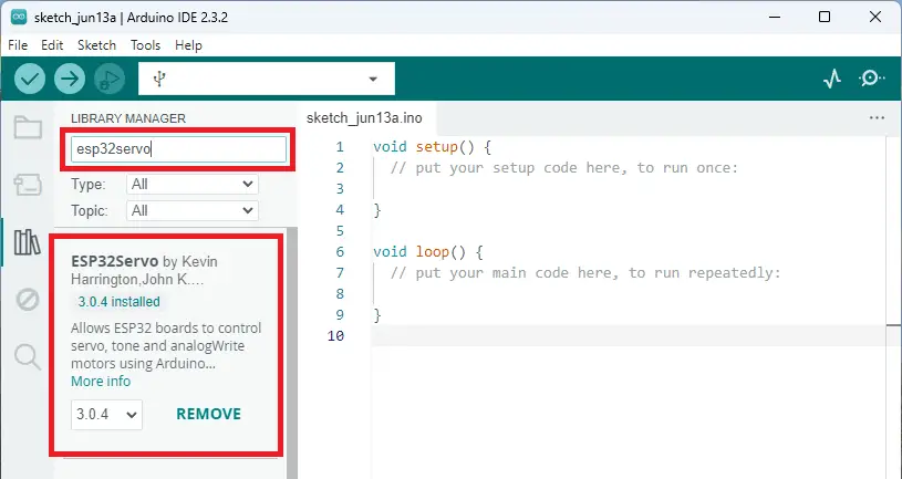 Servidor web de servomotor ESP32 con Arduino IDE