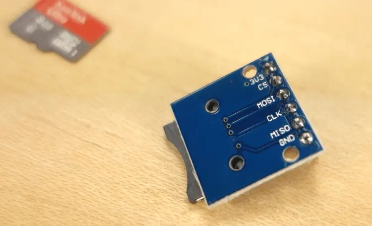 Temperatura de registro de datos ESP32 a la tarjeta MicroSD