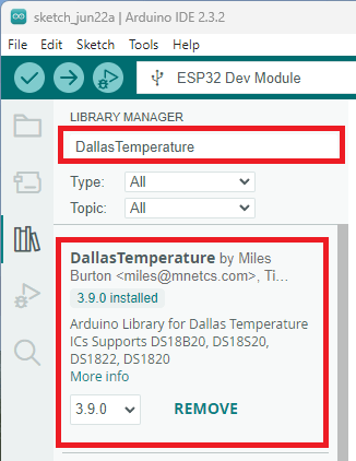 Temperatura de registro de datos ESP32 a la tarjeta MicroSD