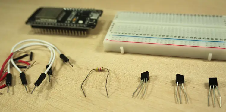 ESP32 con múltiples sensores de temperatura DS18B20