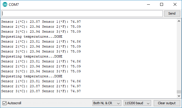 ESP32 con múltiples sensores de temperatura DS18B20