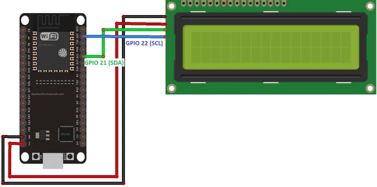 Cómo utilizar I2C LCD con ESP32 en Arduino IDE (compatible con ESP8266)