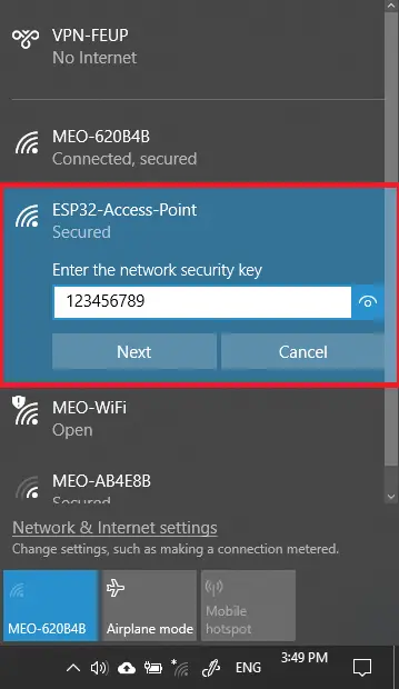 Cómo configurar un punto de acceso (AP) ESP32 para un servidor web