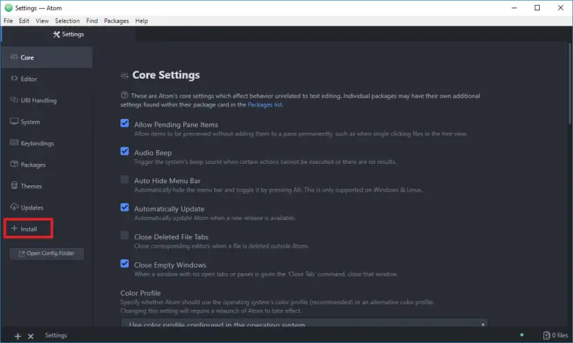 Programación ESP32 con Atom Text Editor y PlatformIO IDE