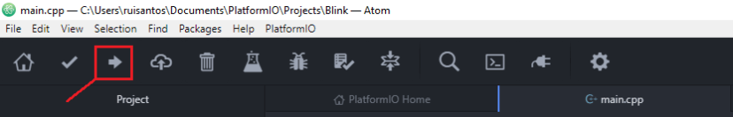 Programación ESP32 con Atom Text Editor y PlatformIO IDE