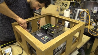Caja de control CNC con VFD, etc., etc.