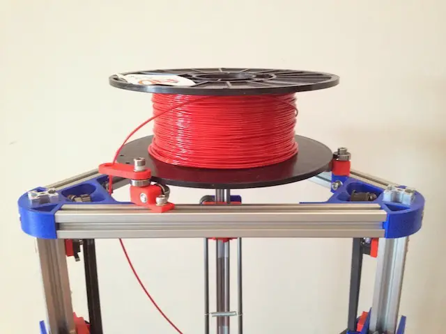 Impresora 3D Mini Kossel con ranura en V