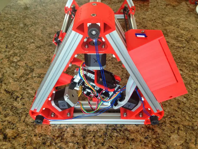 Impresora 3D Mini Kossel con ranura en V