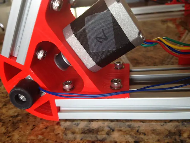 Impresora 3D Mini Kossel con ranura en V