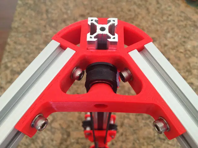 Impresora 3D Mini Kossel con ranura en V