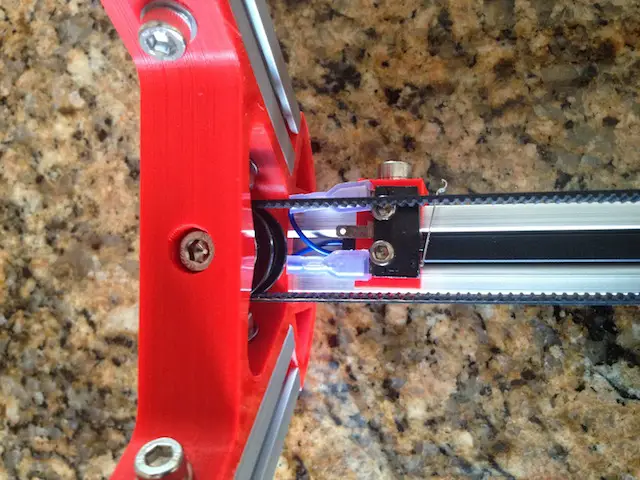 Impresora 3D Mini Kossel con ranura en V