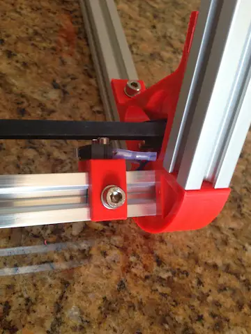 Impresora 3D Mini Kossel con ranura en V