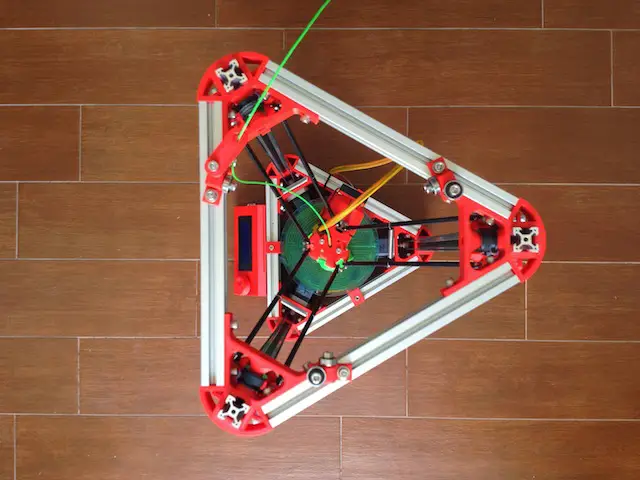Impresora 3D Mini Kossel con ranura en V