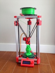 Impresora 3D Mini Kossel con ranura en V