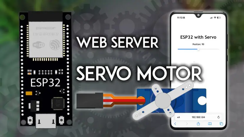 Servidor web de servomotor ESP32 con Arduino IDE