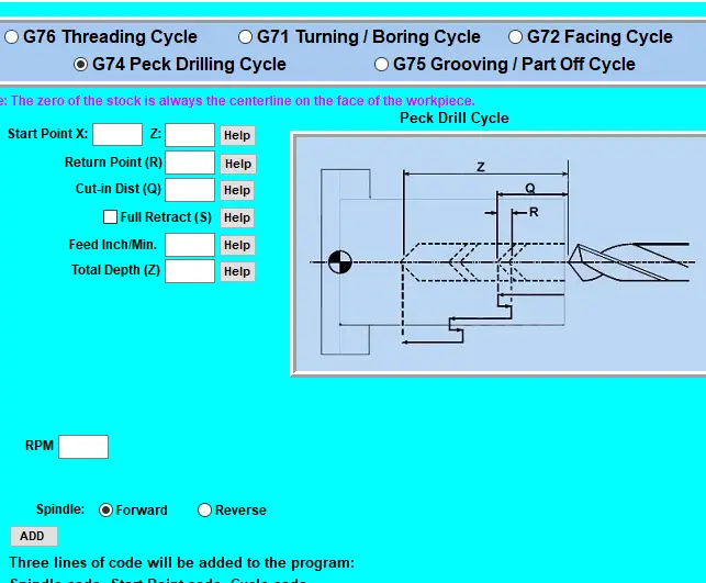 G76 Ciclo de roscado Fanuc, y profundidad de corte en roscado CNC - Cadem
