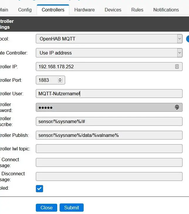 InicioStatusDisplay - basado en ESP Easy & MQTT & Node-Red - Vamos a...