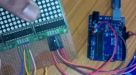 Control Matriz LED 8x8 MAX7219 mediante Bluetooth y Arduino Uno