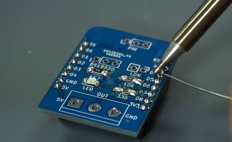 Construya un escudo multisensor para ESP8266