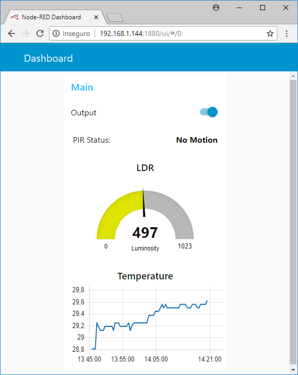 Escudo multisensor ESP8266 con Nodo-RED