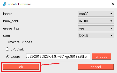 Flashear/cargar firmware MicroPython a ESP32 y ESP8266