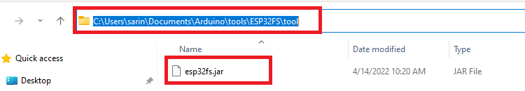 Instale el cargador del sistema de archivos ESP32 en el IDE de Arduino