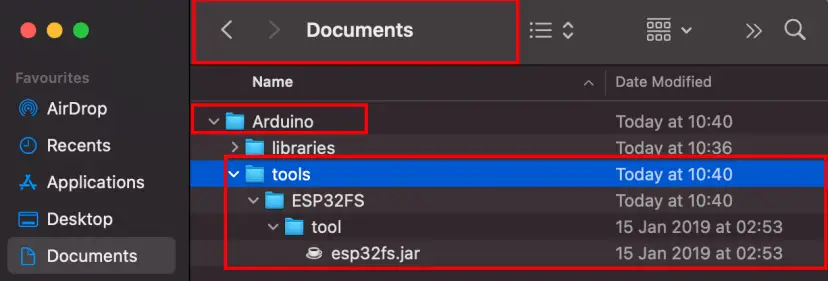 Instale el cargador del sistema de archivos ESP32 en el IDE de Arduino