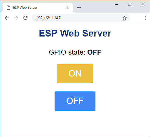 Servidor web ESP32/ESP8266 MicroPython: salidas de control