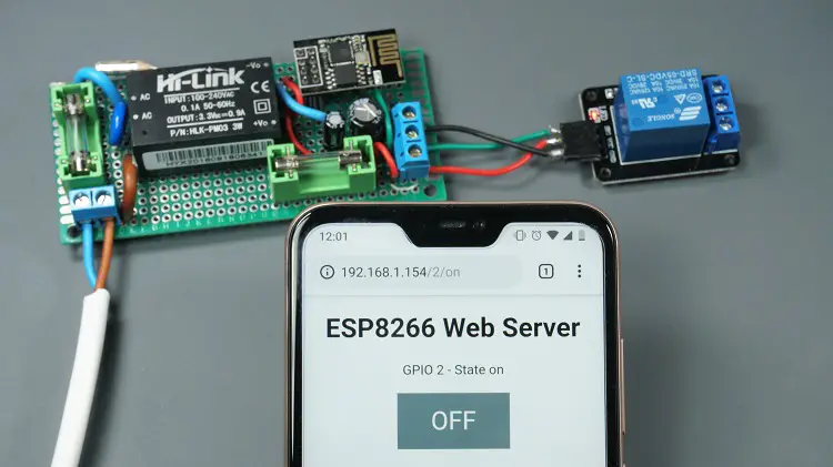 Suministre ESP8266 con voltaje de red a través del convertidor Hi-Link HLK-PM03